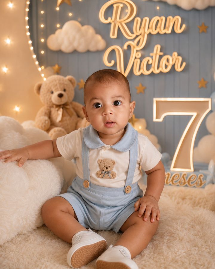 Ensaio de mesversário de 7 meses